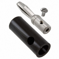 Cinch Connectivity Solutions Johnson - 108-1703-101 - CONN BANANA PLUG STD BLACK 14AWG