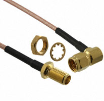 Cinch Connectivity Solutions Johnson - 415-0074-006 - CABLE SMA R/A-SMA JACK RG-316 6"