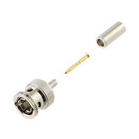 Cinch Connectivity Solutions Trompeter - UPL220-026 - CONN BNC PLUG STR 75 OHM CRIMP