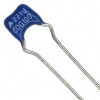 EPCOS (TDK) - B37979N1221J000 - CAP CER 220PF 100V NP0 RADIAL