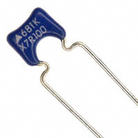 EPCOS (TDK) - B37981F1681K000 - CAP CER 680PF 100V X7R RADIAL