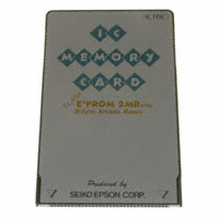 Epson Electronics America Inc-Semiconductor Div - HWB201SDXO - MEMORY CARD FLASH 2MB