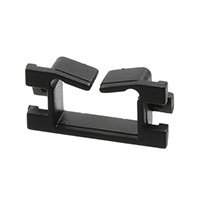 Essentra Components - EWSE-1-01 - CBL CLIP WIRE SADDLE BLK PUSH IN