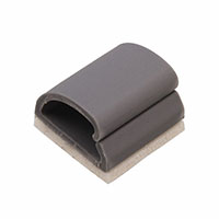 Essentra Components - KKD-4-RT - CBL CLIP C-TYPE GRAY ADHESIVE