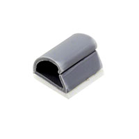 Essentra Components - KKDL-4-RT - CBL CLIP C-TYPE GRAY ADHESIVE