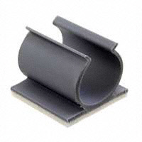 Essentra Components - KKU-12-RT - CBL CLIP U-TYPE GRAY ADHESIVE