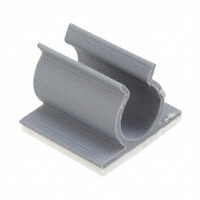 Essentra Components - KKU-6-RT - CBL CLIP U-TYPE GRAY ADHESIVE