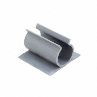 Essentra Components - KKU-8-RT - CBL CLIP U-TYPE GRAY ADHESIVE