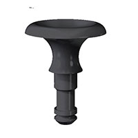 Essentra Components - SLPL-1L-B - SNAP LATCH BLACK 0.142" - 0.228"