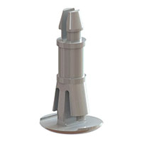 Essentra Components - RLCBSPR-6-01 - BRD SPT SNAP LOCK NYLON 3/8"