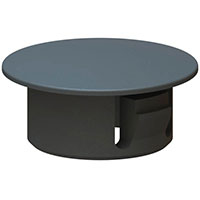 Essentra Components - PGM-3 - HOLE PLUG RIGID BLACK .468" HOLE