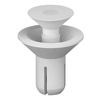 Essentra Components - SRCS-4090W - RIVET SNAP 0.350" NYLON WHITE