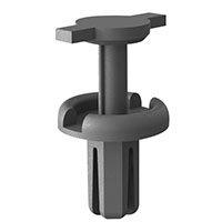 Essentra Components - RRR-1 - RIVET PUSH 0.315" NYLON BLACK