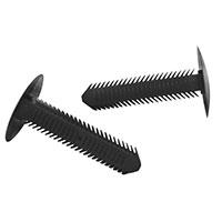 Essentra Components - XT1880250A - BARBED FASTENER 0.348" NYLON BLK