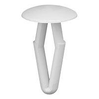 Essentra Components - DF-137-030 - MOUNTING BUTTON 0.590 ACETAL WHT