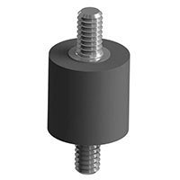 Essentra Components - QM4 - RND STANDOFF 8-32 NEOPRENE 1/2"