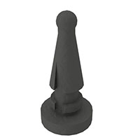 Essentra Components - FM-4 - FAN MNT RIVET BLK 40A DUROMETER