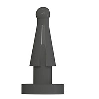 Essentra Components - FM-8 - FAN MNT RIVET BLK 30A DUROMETER