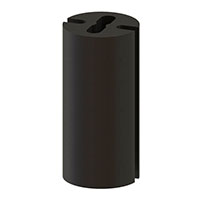 Essentra Components - LEDM-2-03 - LED SPACER 3MM T-1 BLACK 3MM