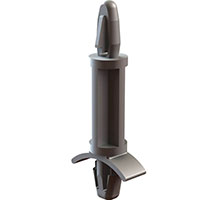 Essentra Components - LCBS-7-HT - BRD SPT SNAP LOCK NYLON 7/16"