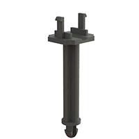 Essentra Components - OFFGSP-R-05-BK - FIBER GUIDE SPT POST BLK