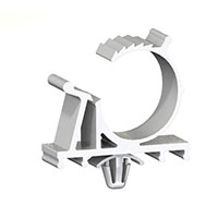 Essentra Components - PAKKL-5775-01 - CBL CLIP C-TYPE NATURAL ARROW
