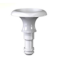 Essentra Components - SLPL-1L-W - SNAP LATCH WHITE 0.142" - 0.228"