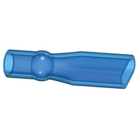 Essentra Components - 235830 - CONN SLEEVE 0.187 1POS BLUE TRAN