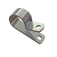 Essentra Components - AL4A - CBL CLAMP P-TYPE SILVER FASTENER