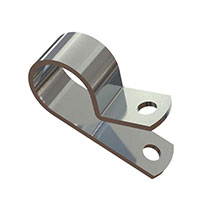Essentra Components - AL5A - CBL CLAMP P-TYPE SILVER FASTENER
