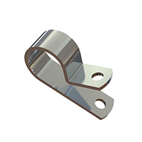 Essentra Components - AL6A - CBL CLAMP P-TYPE SILVER FASTENER