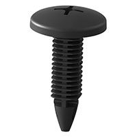 Essentra Components - BPFR-1 - BARBED FASTENER 0.988" NYLON BLK