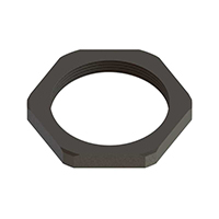 Essentra Components - CGLN-M12-BK - LOCK NUT 0.669" NYLON M12