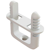 Essentra Components - D-1 - CBL CLIP D-TYPE NATURAL FASTENER