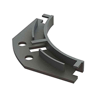 Essentra Components - EFA04-34-R02 - CORNER GUIDE & RIVET,BLACK,35MM