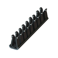 Essentra Components - MCCGF-3N - GROMMET EDGE SLOT SS BLK 1=100'