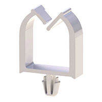 Essentra Components - MWSEA2-1-3-19 - CBL CLIP WIRE SADDLE NAT ARROW