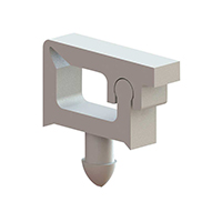 Essentra Components - MWSLT-1-01 - CBL CLIP WIRE SADDLE NAT PUSH IN