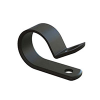 Essentra Components - N-4B-BK - CBL CLAMP P-TYPE BLACK FASTENER
