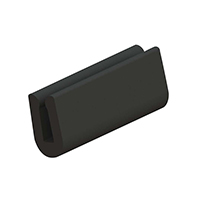 Essentra Components - RG-1 - GROM EDGE SOLID ELAST BLK 1=100'