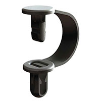 Essentra Components - RSC-3-01 - CBL CLIP BENDABLE BLACK PUSH IN