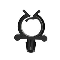 Essentra Components - RWS-10-01BK - CBL CLIP WIRE SADDLE BLK ARROW