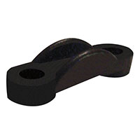 Essentra Components - SRCC-2 - CBL CLAMP STR RLF BLACK FASTENER