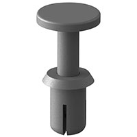 Essentra Components - SRP-4065 - RIVET SNAP 0.260 POLYSULFONE BLK