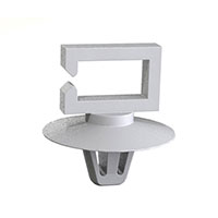 Essentra Components - WS-SE-A-4-01 - CBL CLIP WIRE SADDLE NAT ARROW