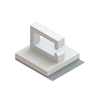 Essentra Components - WS-SE-B-1-01A - CBL CLIP WIRE SADDLE NATURAL ADH