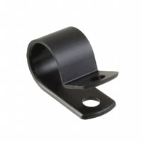 Essentra Components - N-8B-BK - CBL CLAMP P-TYPE BLACK FASTENER