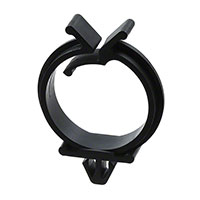 Essentra Components - RWS-16-01BK - CBL CLIP WIRE SADDLE BLK ARROW