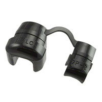 Essentra Components - SRB-R-10 - BUSHING W/STR RELIEF NYLON BLACK