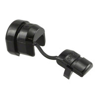 Essentra Components - SRB-R-7 - BUSHING W/STR RELIEF NYLON BLACK